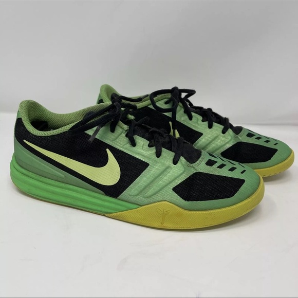 Nike Kobe Mentality Size 7Y Kobe 705387-001 Green Basketball Shoes Sneakers - Picture 2 of 12